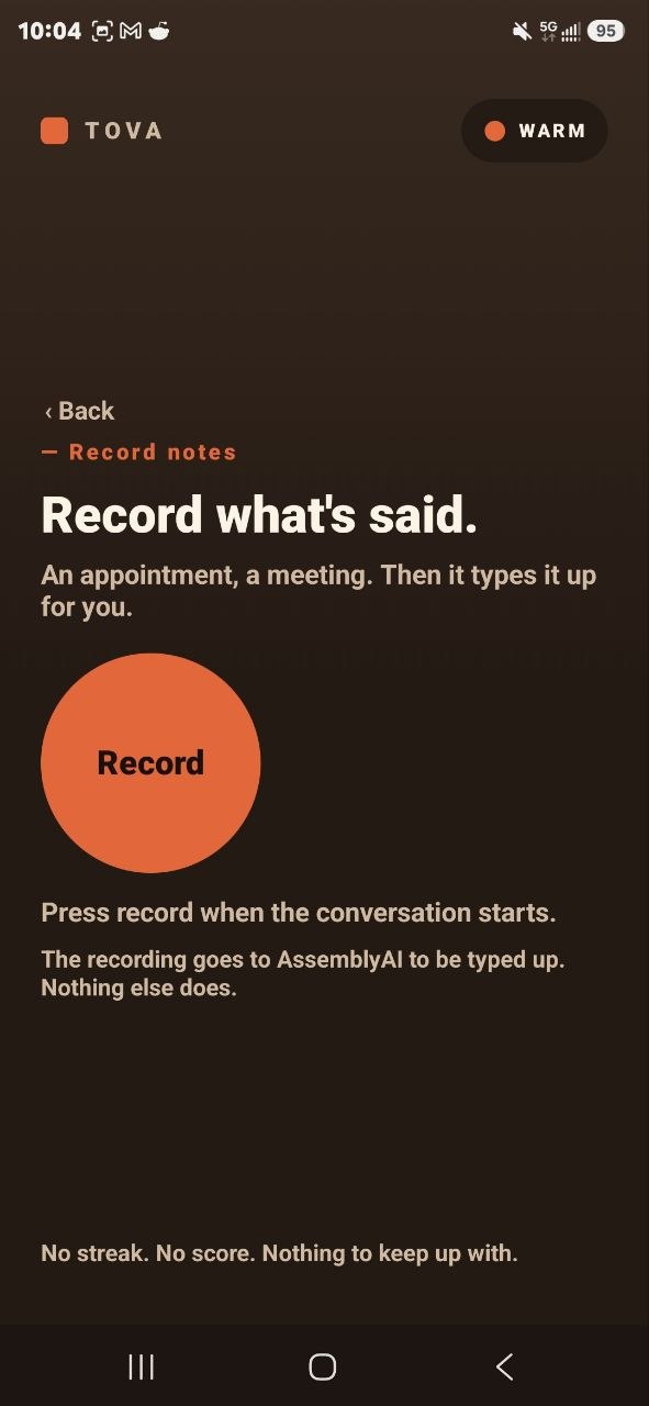 Record a note